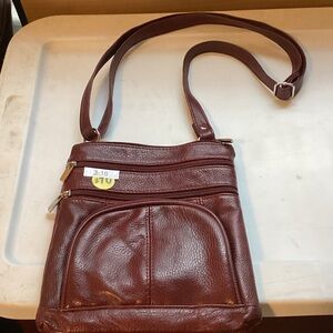 Burgundy Crossbody Bag